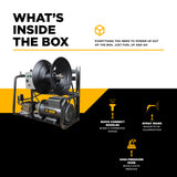 2,000 PSI 4.0 GPM 5.0 HP Wall Mount Electric Pressure Washer with a Baldor Motor and General Triplex Pump - X-2050FW1GENHT