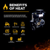 1,000 PSI 2.0 GPM Hot Water Electric Pressure Washer with General T9051EBF triplex pump - 1250