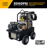 3,000 PSI 5.0 GPM Hot Water Electric Pressure Washer with General Triplex Pump -  15-530