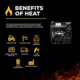 3,500 PSI 5.2 GPM Hot Water Diesel Pressure Washer Skid with General Triplex Pump - 5640DG