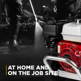 3,100 PSI 3.1GPM Cold Water Gas Pressure Washer Honda GX200 and General Triplex Pump on Aluminum Frame - B3165HAGS
