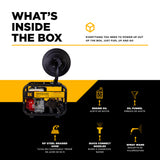 3,100 PSI 3.1 GPM Cold Water Gas Pressure Washer with Honda GX200 Engine and CP Triplex Pump on Roll Cage Frame with Hose Reel - B3165HRAS