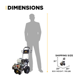 3,100 PSI 3.1 GPM Cold Water Gas Pressure Washer - B3165HSGS
