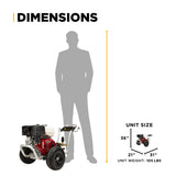 3,200 PSI 5.5 GPM Cold Water Gas Pressure Washer - B3213HABAS