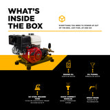 3,200 PSI 5.5 GPM Truck Mount Cold Water Gas Pressure Washer with Honda GX390 Engine and CP Belt Drive Triplex Pump - B3213HTBAS