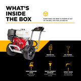 4,200 PSI 4.2 GPM Cold Water Gas Pressure Washer with Honda GX390 Engine and CP Triplex Pump on Aluminum Frame - B4213HAAS