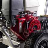 4,200 PSI 4.2 GPM Cold Water Gas Pressure Washer with Honda GX390 Engine and General Belt Drive Triplex Pump on Aluminum Frame - B4213HABGS