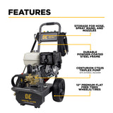 4,200 PSI 4.2 GPM Cold Water Gas Pressure Washer with Honda GX390 Engine and CP Triplex Pump - B4213HAS
