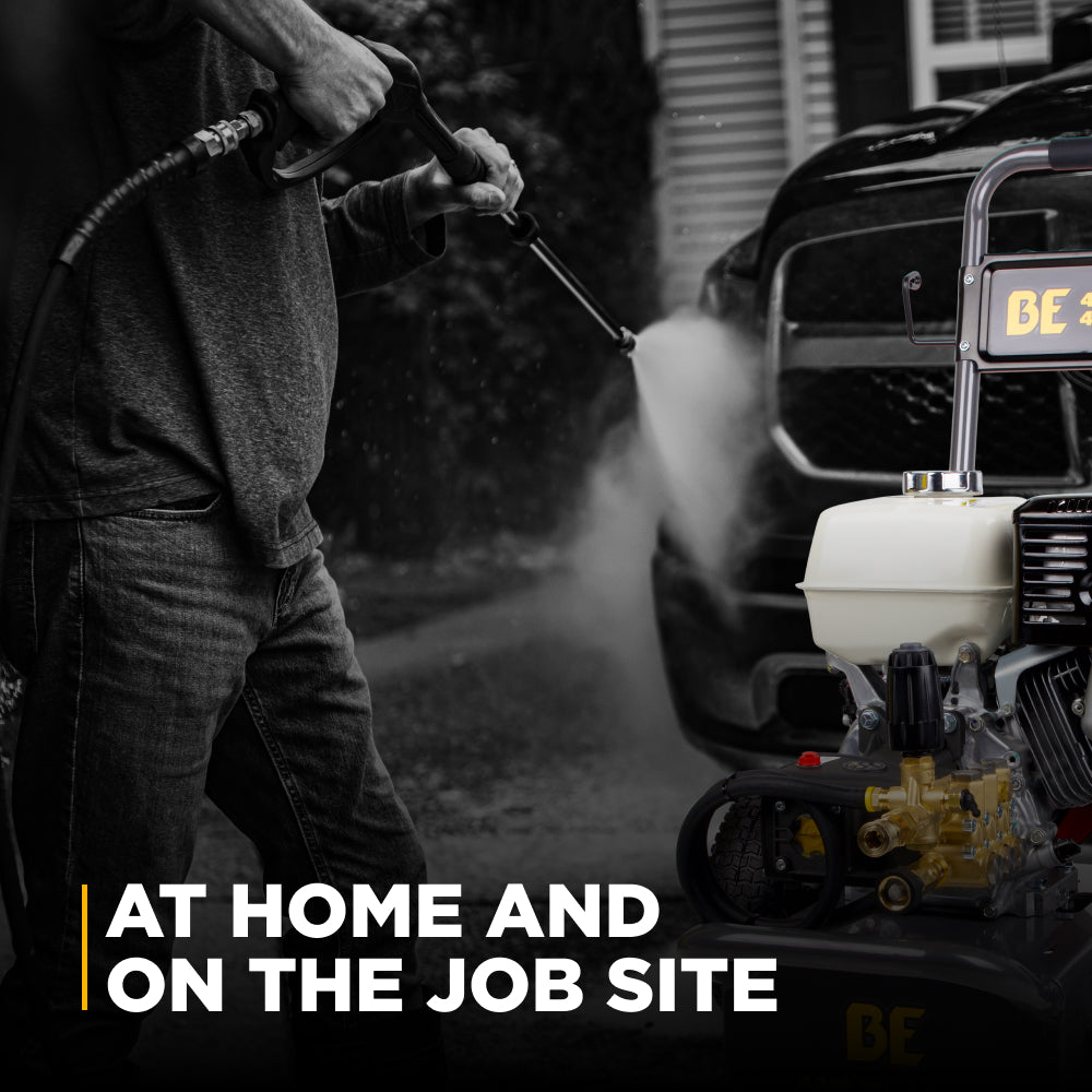 4,200 PSI 4.2 GPM Cold Water Gas Pressure Washer with Honda GX390 Engine and CP Triplex Pump - B4213HAS