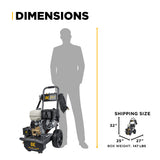 4,200 PSI 4.2 GPM Cold Water Gas Pressure Washer with Honda GX390 Engine and CP Triplex Pump - B4213HA
