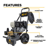 4,200 PSI 4.2 GPM Cold Water Gas Pressure Washer with Honda GX390 Engine and CP Triplex Pump - B4213HA