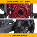4,200 PSI 4.2 GPM Cold Water Gas Pressure Washer with Honda GX390 Engine and CP Triplex Pump - B4213HA