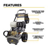 4,200 PSI 4.2 GPM Cold Water Gas Pressure Washer with Honda GX390 Engine and CP Triplex Pump on Stainless Steel Frame - B4213HSAS