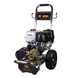 4,200 PSI 4.2GPM Cold Water Gas Pressure Washer Honda GX390 Engine and General Triplex Pump on Stainless Steel Frame - B4213HSGS
