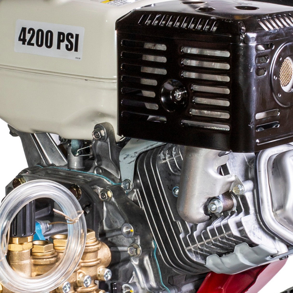 4,200 PSI 4.2 GPM Cold Water Gas Pressure Washer Honda GX390 Engine and CAT Triplex Pump on Stainless Steel Frame - B4213HSJ