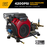 4,200 PSI 8.5 GPM Truck Mount Cold Water Gas Pressure Washer with Honda GX690 Electric Start Engine and CP Belt Drive Triplex Pump - B4224HETBAS