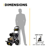 4,400 PSI 4.2 GPM Cold Water Gas Pressure Washer Powerease 420cc Engine and CP Triplex Pump - B4415PA