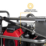5,100 PSI 5.5 GPM Cold Water Gas Pressure Washer with Honda GX690 Electric Start Engine and CP Belt Drive Triplex Pump on Roll Cage Frame - B5024HEBAS