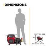 5,100 PSI 5.5 GPM Truck Mount Cold Water Gas Pressure Washer with Honda GX690 Electric Start Engine and CP Belt Drive Triplex Pump - B5024HETBAS