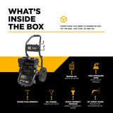3,200PSI 2.5GPM Cold Water Gas Pressure Washer Powerease 212cc Engine and CP Axial Pump - BE327PX