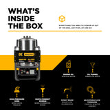 4,000 PSI - 4.0 GPM Hot Water Pressure Washer with Honda GX390 Engine and Belt Driven General Triplex Pump - HW4013HBG