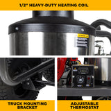 4,000 PSI - 4.2 GPM Hot Water Pressure Washer with Honda GX390 Engine and General Triplex Pump - HW4013HG