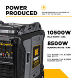 10,500 Watt Tri-Fuel Digital Inverter Generator - BE10500IT