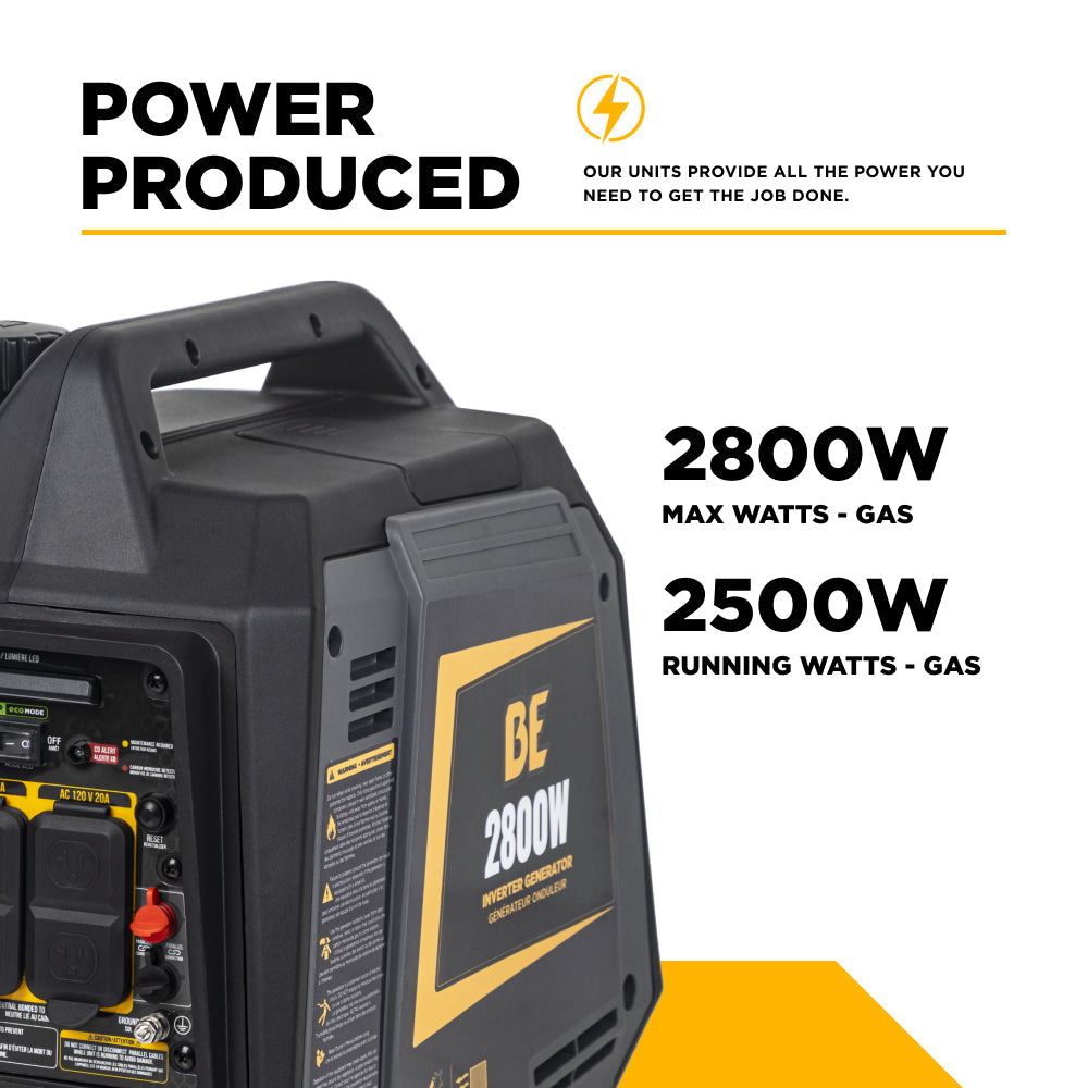 2,800 Watt Digital Inverter Generator - BE2800I