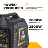 2,800 Watt Digital Inverter Generator - BE2800I
