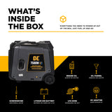 7,500 Watt Dual-Fuel Digital Inverter Generator - BE7500ID