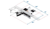 Maksiwa Diamond 10 HP 3 Phase 220V Sliding Panel Saw BMD.3200.IR