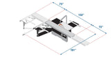 Maksiwa Platinum Sliding Panel Saw BMP.3200.IR