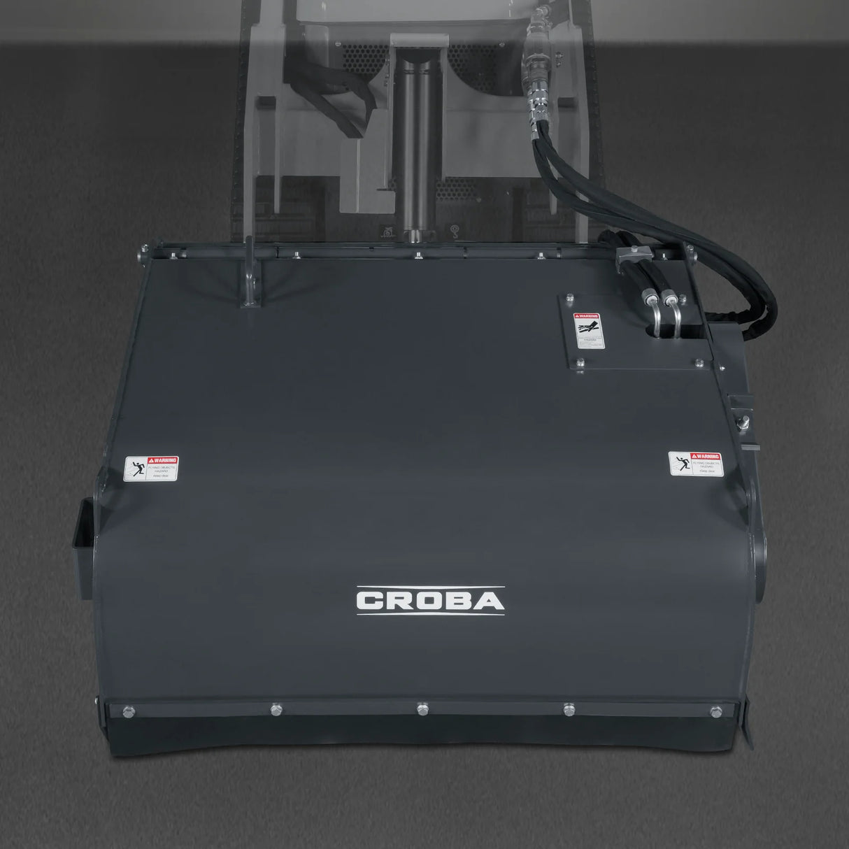 40'' Working Width Mini Skid Steer Box Broom Sweeper
