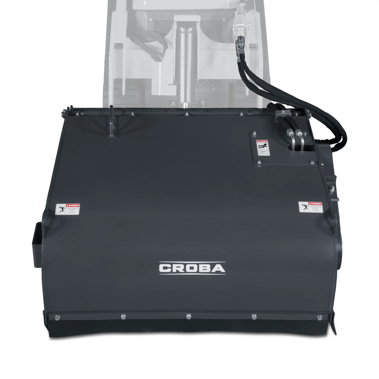 40'' Working Width Mini Skid Steer Box Broom Sweeper