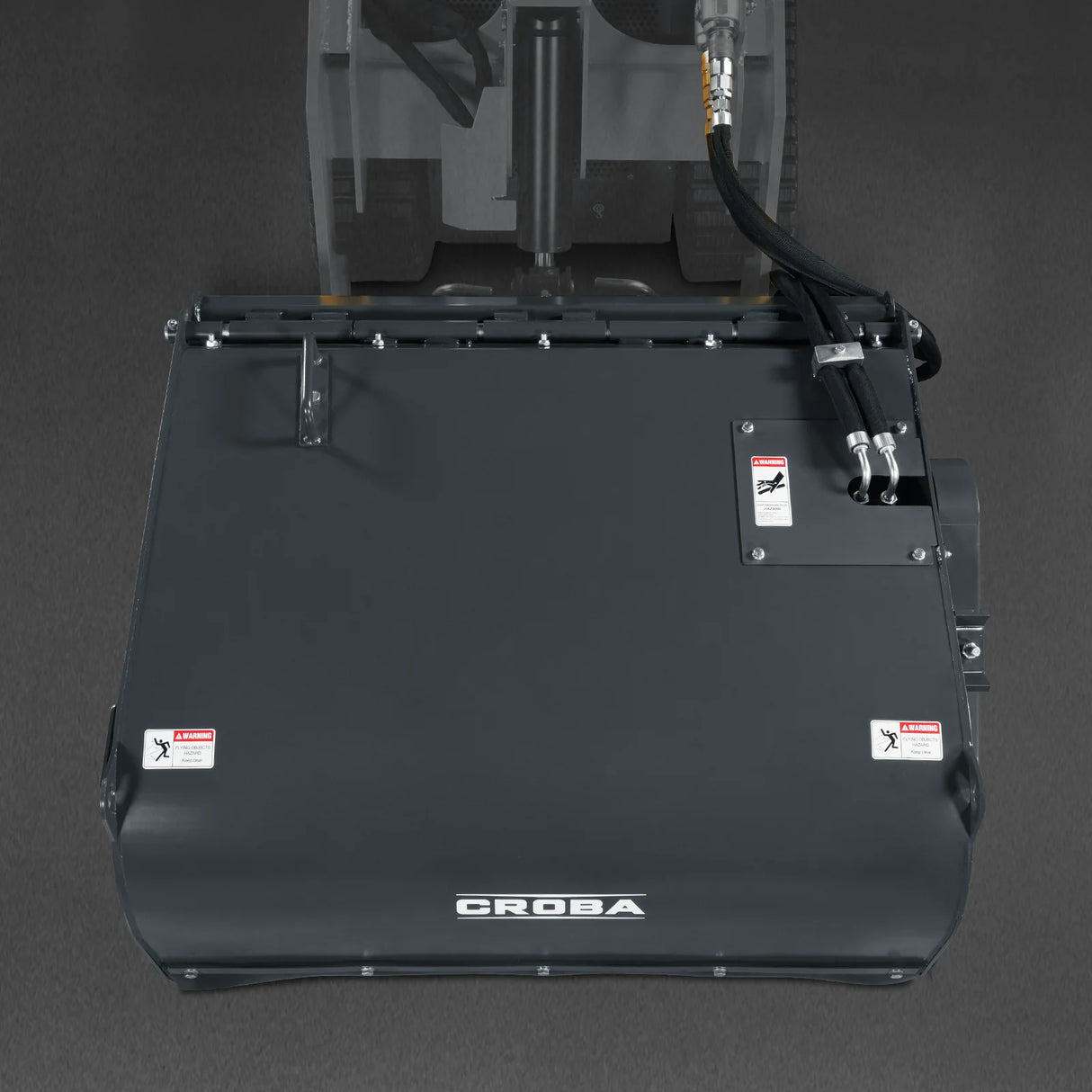 40'' Working Width Mini Skid Steer Box Broom Sweeper