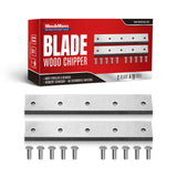 MechMaxx ( 1 Pack / 2 Pcs ) Blade for Wood Chipper GS1500, PGS1500, P4206, B150 (SKU: 110200; 110400;  110800;  110801; 110802;  110803;  110804;  110805）