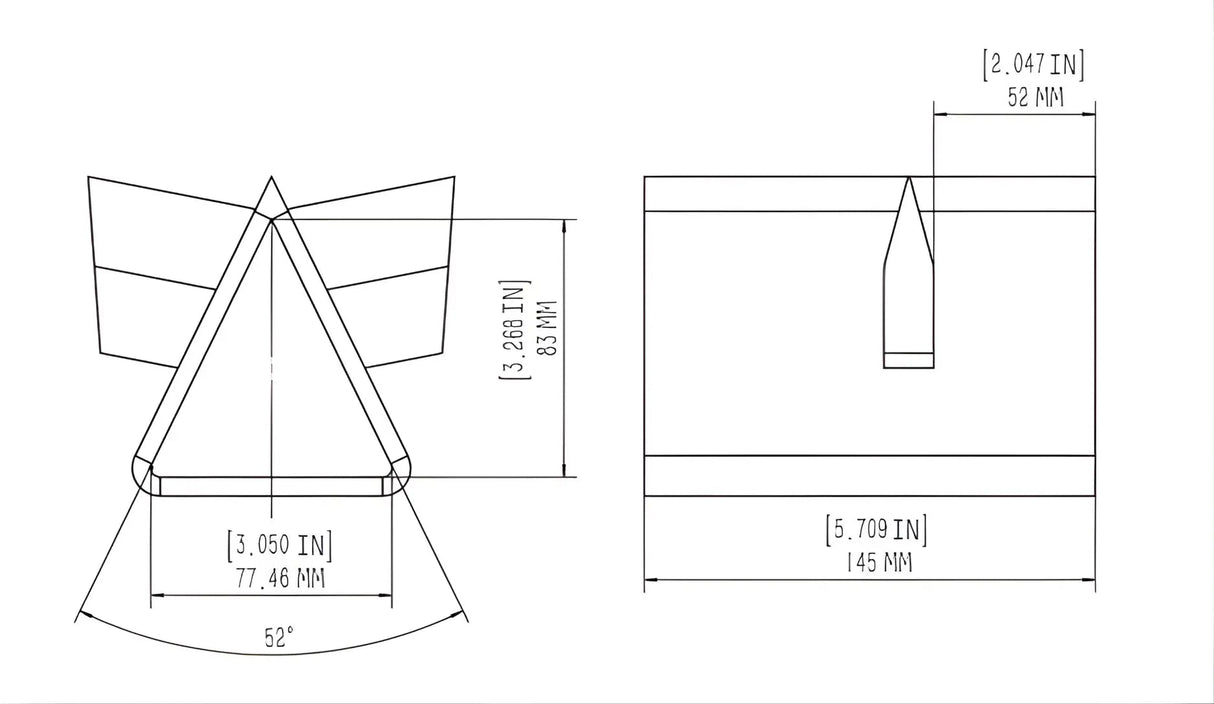 Boss Industrial 4-Way Cross Wedge CW-S