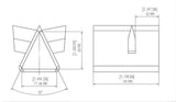 Boss Industrial 4-Way Cross Wedge CW-S