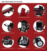 Boss Industrial 5 Ton Electric Log Splitter EC5T20