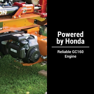 Brave Tow Behind Log Splitter 24-Ton Vertical/Horizontal Portable Gas with Honda GC160