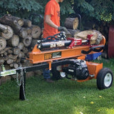 Brave Tow Behind Log Splitter 24-Ton Vertical/Horizontal Portable Gas with Honda GC160