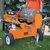 Brave Tow Behind Log Splitter 30-Ton Vertical/Horizontal Portable Gas with Honda GC190 Engine