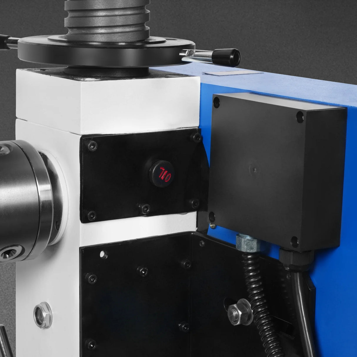MechMaxx 1 HP 16''x16'' Multi-Function Metal Lathe Milling Machine Head for Metalworking Lathe, Drilling, and Milling Operations with Powerful Motor, Perfect for DIY, Workshops, and Professional Combination Metalworking Projects without Stand CLM1620