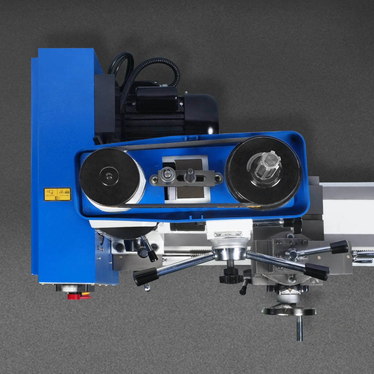 MechMaxx 1 HP 16''x16'' Multi-Function Metal Lathe Milling Machine Head for Metalworking Lathe, Drilling, and Milling Operations with Powerful Motor, Perfect for DIY, Workshops, and Professional Combination Metalworking Projects without Stand CLM1620