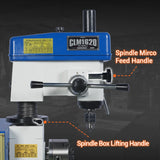 MechMaxx 1 HP 16''x16'' Multi-Function Metal Lathe Milling Machine Head for Metalworking Lathe, Drilling, and Milling Operations with Powerful Motor, Perfect for DIY, Workshops, and Professional Combination Metalworking Projects without Stand CLM1620