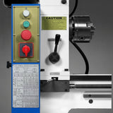 MechMaxx 1 HP 16''x32'' Multi-Function Metal Lathe Milling Machine Head for Metalworking – Lathe, Drilling, and Milling Operations with Powerful Motor, Perfect for DIY, Workshops, and Professional Metalworking Projects without Stand CLM1632