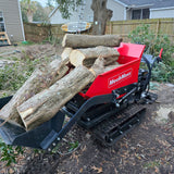 MechMaxx 1100lbs Capacity E-Start 10HP 302cc Gas Engine Tracked Dumper Hydraulic Tipping and Lifting with Front Shovel ,  D50HTFL