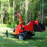 MechMaxx HONDA GX690 22HP 688cc Twin Cylinder Gasoline Engine Powered 7" Hydraulic Feeding Wood Chipper,  DCH7