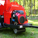 MechMaxx HONDA GX690 22HP 688cc Twin Cylinder Gasoline Engine Powered 7" Hydraulic Feeding Wood Chipper,  DCH7