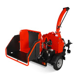 MechMaxx 25hp 750cc Twin Cylinder ZONSEN Petrol Engine 7" Hydraulic Feeding Wood Chipper,  DCH7